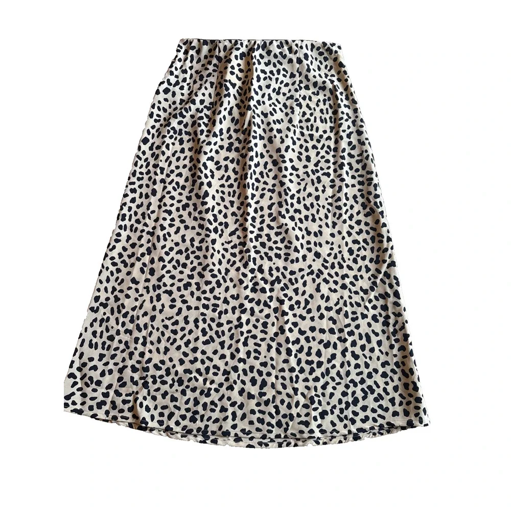 Sanctuary Animal Print Midi Skirt Women Small A Line Pull On Elastic Waist - Picture 6 of 6